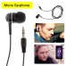 BIOPTIMIZERS Wired Mono Earphone – Single In-Ear Design, Clear Sound Quality, Lightweight, Built-in Mic for Hands-Free Calls, Compatible with Smartphones